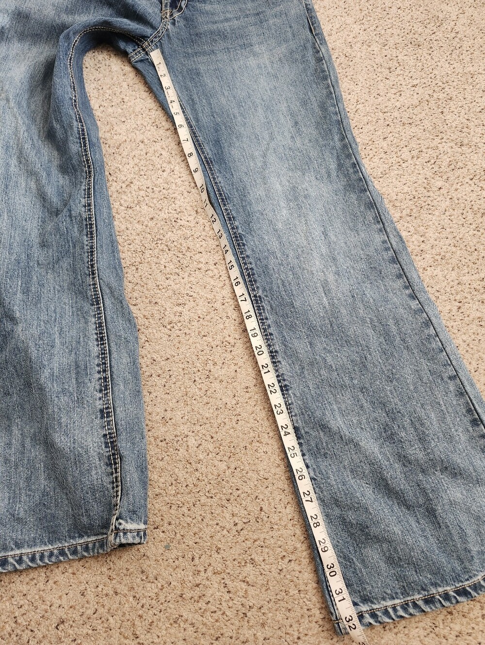 Low Rise Boot Cut Jeans - Picture 9 of 11